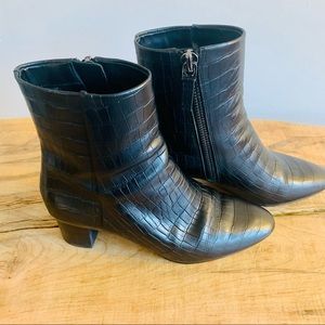 Banana Republic Leather Tall Ankle Boot